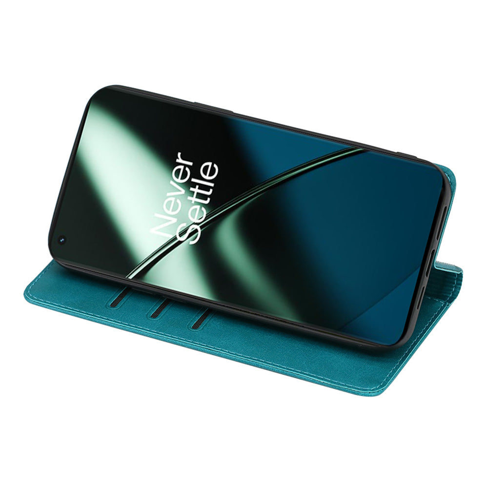 For OnePlus Nord CE 3 Lite 5G / Nord N30 5G PU Leather Stand Phone Cover Calf Texture Wallet Case