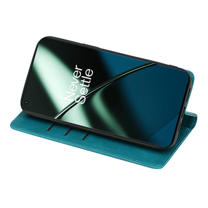 For OnePlus Nord CE 3 Lite 5G / Nord N30 5G PU Leather Stand Phone Cover Calf Texture Wallet Case