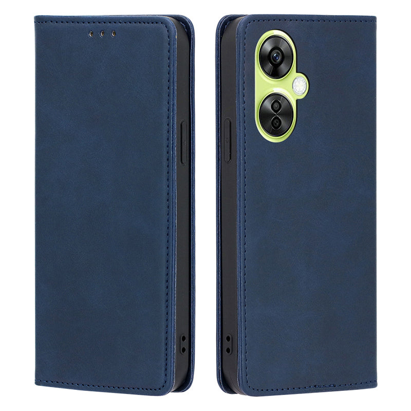 For OnePlus Nord CE 3 Lite 5G / Nord N30 5G PU Leather Stand Phone Cover Calf Texture Wallet Case