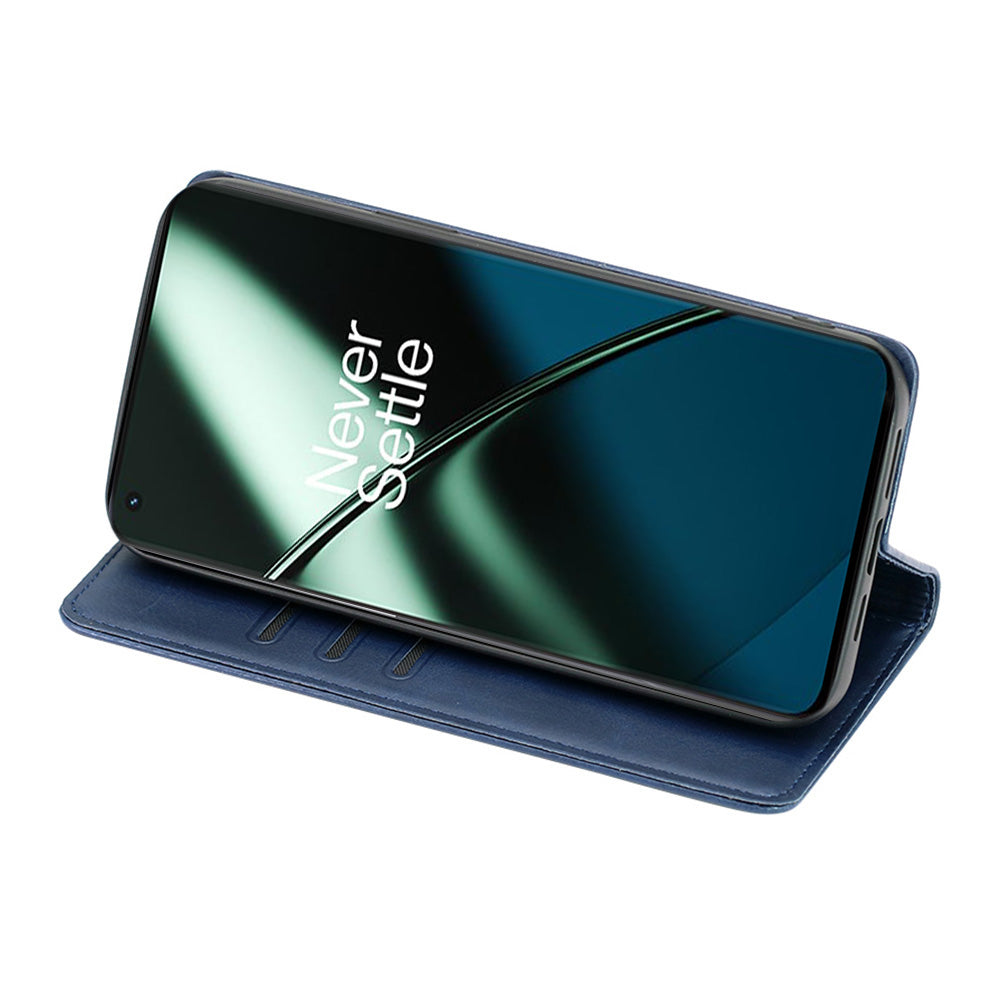 For OnePlus Nord CE 3 Lite 5G / Nord N30 5G PU Leather Stand Phone Cover Calf Texture Wallet Case