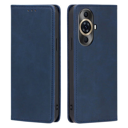 For Huawei nova 11 Pro / nova 11 Ultra Phone Wallet Case PU Leather Calf Texture Phone Stand Cover