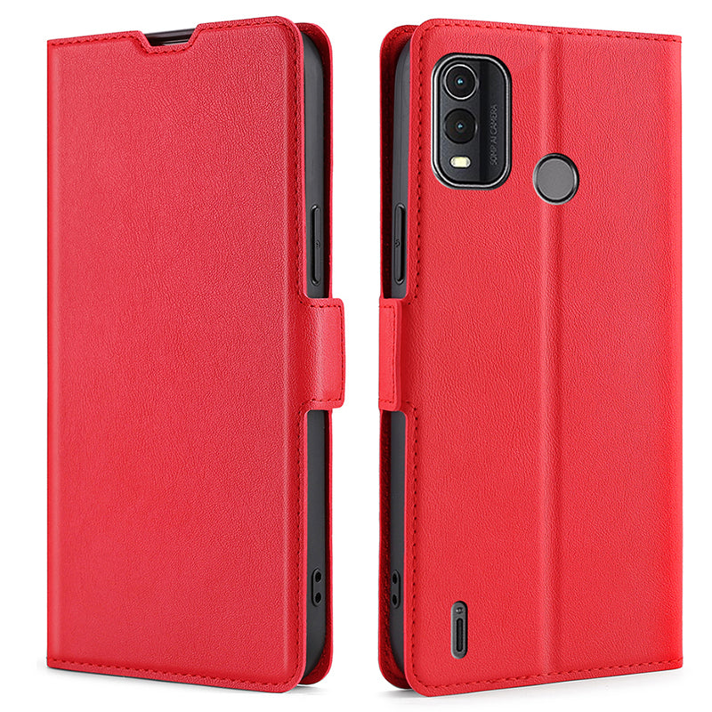 For Nokia G11 Plus 4G Flip Phone Cover PU Leather Card Holder Stand Protective Case