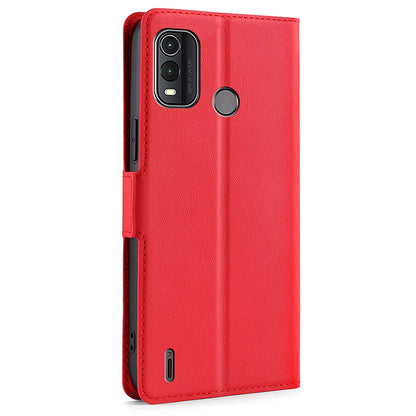 For Nokia G11 Plus 4G Flip Phone Cover PU Leather Card Holder Stand Protective Case