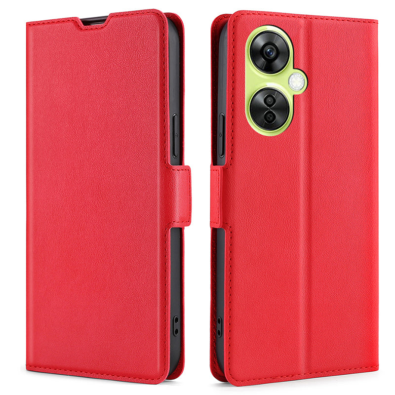 For OnePlus Nord CE 3 Lite 5G / Nord N30 5G PU Leather Flip Card Slots Case Stand Shockproof Phone Cover