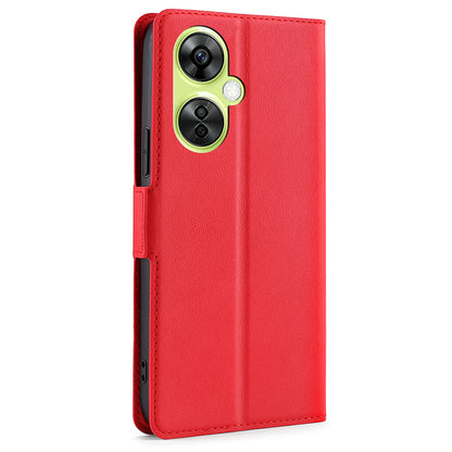 For OnePlus Nord CE 3 Lite 5G / Nord N30 5G PU Leather Flip Card Slots Case Stand Shockproof Phone Cover
