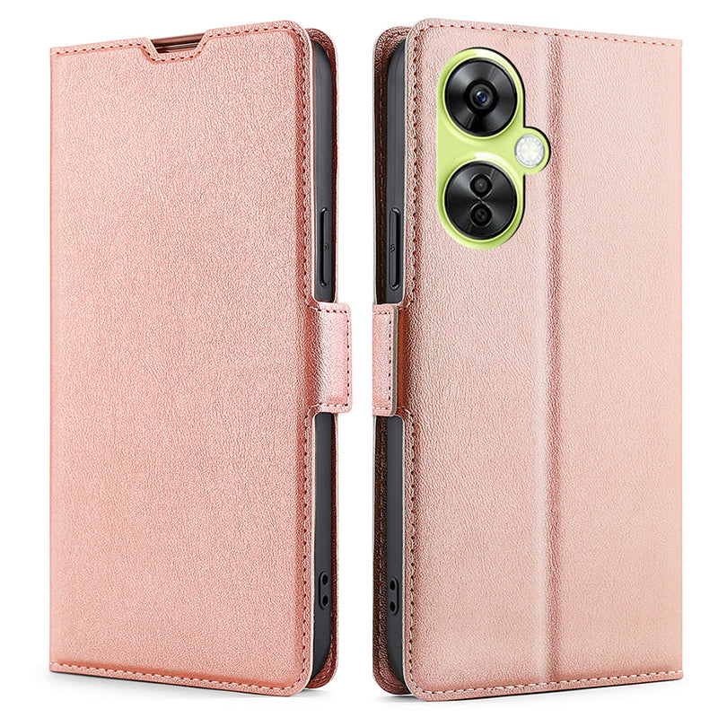 For OnePlus Nord CE 3 Lite 5G / Nord N30 5G PU Leather Flip Card Slots Case Stand Shockproof Phone Cover