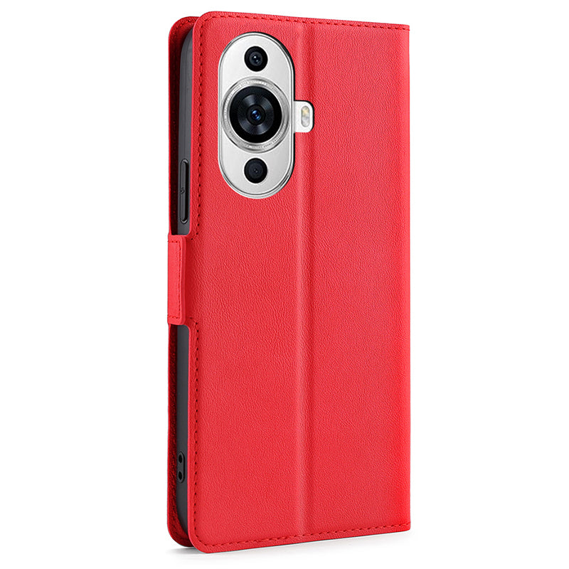 For Huawei nova 11 PU Leather Stand Card Slot Case Double Magnetic Clasp Protective Phone Cover