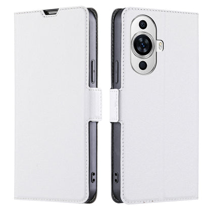For Huawei nova 11 PU Leather Stand Card Slot Case Double Magnetic Clasp Protective Phone Cover