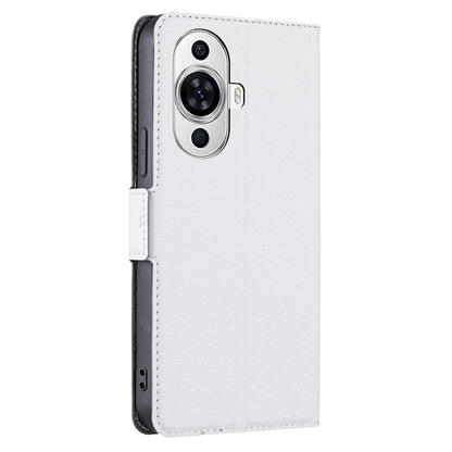 For Huawei nova 11 PU Leather Stand Card Slot Case Double Magnetic Clasp Protective Phone Cover