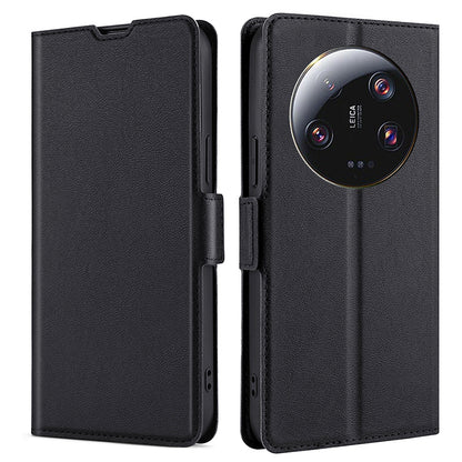 For Xiaomi 13 Ultra PU Leather Flip Protective Cover Card Holder Stand Phone Case