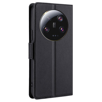 For Xiaomi 13 Ultra PU Leather Flip Protective Cover Card Holder Stand Phone Case