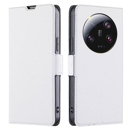 For Xiaomi 13 Ultra PU Leather Flip Protective Cover Card Holder Stand Phone Case