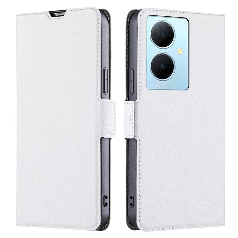 For vivo Y78+ 5G PU Leather Stand Cover Card Holder Flip Phone Case