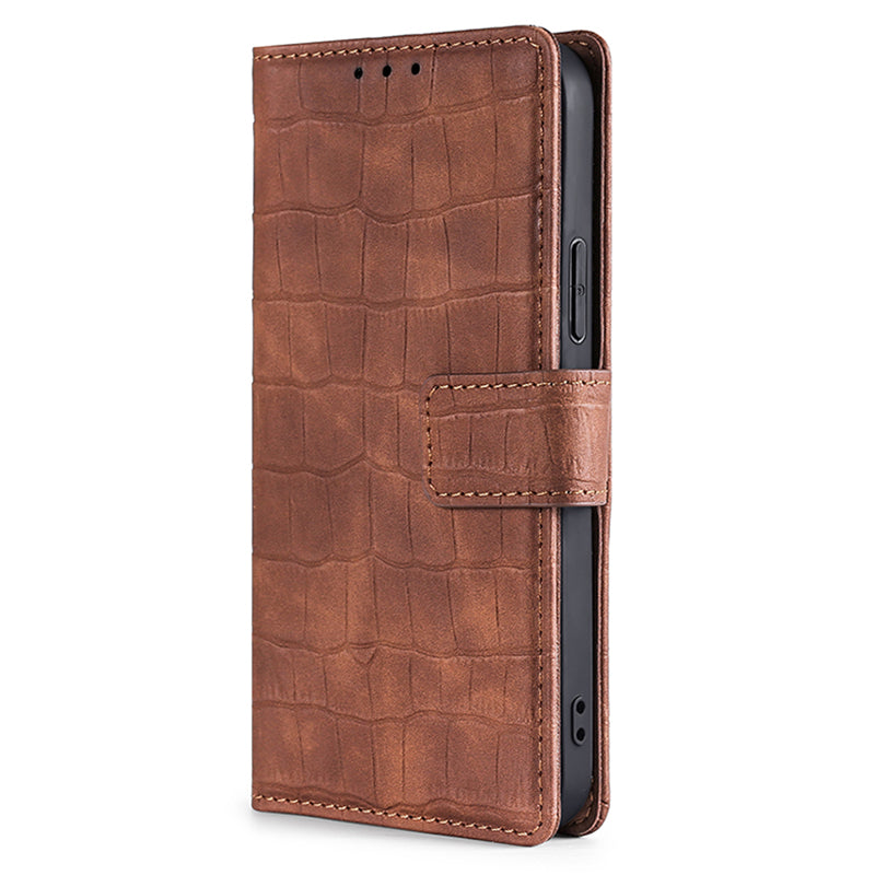 For Xiaomi 13 Ultra Flip Phone Case Crocodile Texture PU Leather Skin-touch Wallet Stand Cover