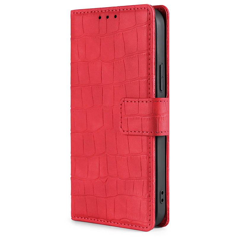For Xiaomi 13 Ultra Flip Phone Case Crocodile Texture PU Leather Skin-touch Wallet Stand Cover