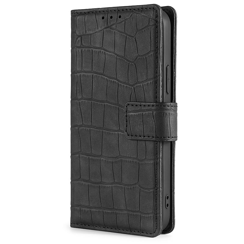 For OnePlus Nord CE 3 Lite 5G / Nord N30 5G PU Leather Crocodile Texture Phone Cover Skin-touch Feeling Stand Wallet Case