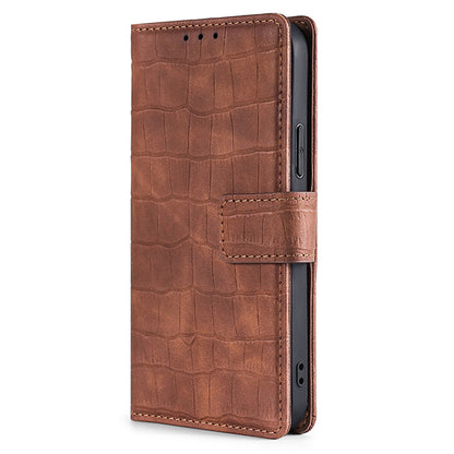 For OnePlus Nord CE 3 Lite 5G / Nord N30 5G PU Leather Crocodile Texture Phone Cover Skin-touch Feeling Stand Wallet Case