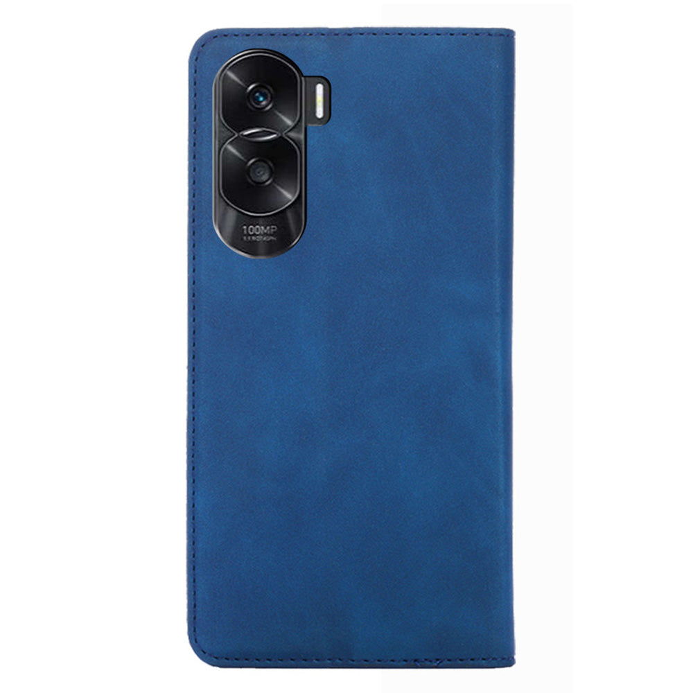 For Honor X50i 5G / 90 Lite 5G Card Holder PU Leather Cell Phone Cover Skin-touch Feeling Flip Phone Case