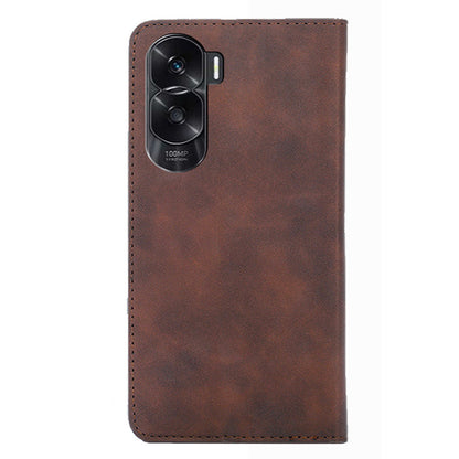 For Honor X50i 5G / 90 Lite 5G Card Holder PU Leather Cell Phone Cover Skin-touch Feeling Flip Phone Case