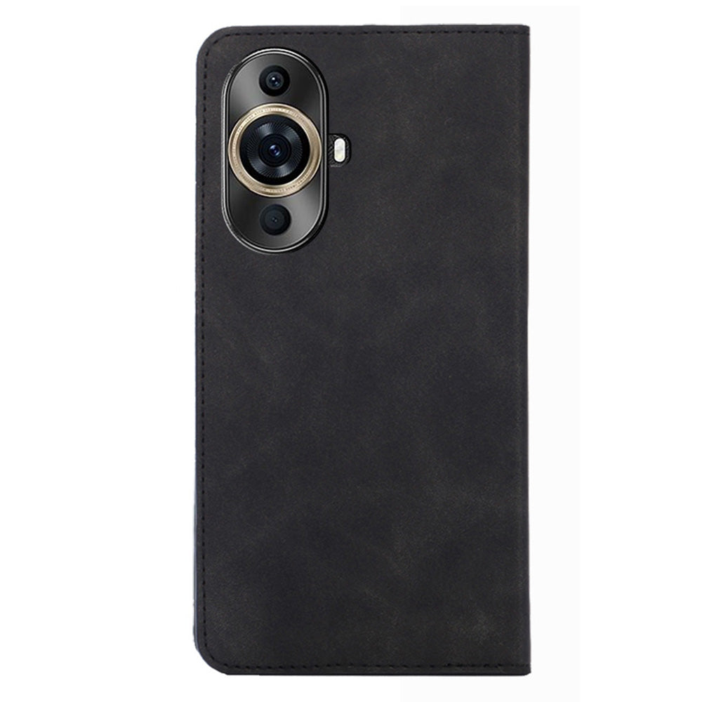 For Huawei nova 11 Pro / nova 11 Ultra Anti-Scratch PU Leather Phone Cover Skin-touch Feeling Card Holder Magnetic Case