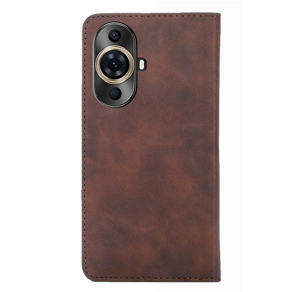 For Huawei nova 11 Pro / nova 11 Ultra Anti-Scratch PU Leather Phone Cover Skin-touch Feeling Card Holder Magnetic Case
