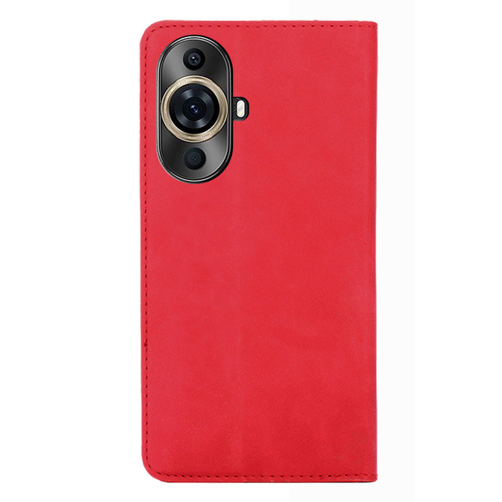 For Huawei nova 11 Pro / nova 11 Ultra Anti-Scratch PU Leather Phone Cover Skin-touch Feeling Card Holder Magnetic Case
