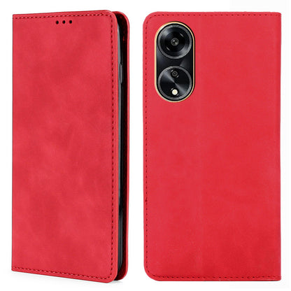 For Oppo A1 5G / A98 5G / F23 5G Card Slot Cell Phone Cover Skin-touch Feeling Flip PU Leather Phone Case