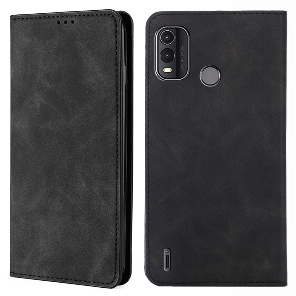 For Nokia G11 Plus 4G PU Leather Card Holder Phone Cover Flip Skin-touch Feeling Phone Case
