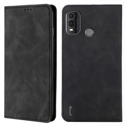 For Nokia G11 Plus 4G PU Leather Card Holder Phone Cover Flip Skin-touch Feeling Phone Case