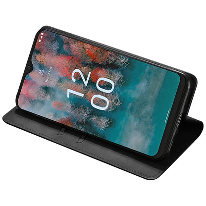 For Nokia G11 Plus 4G PU Leather Card Holder Phone Cover Flip Skin-touch Feeling Phone Case