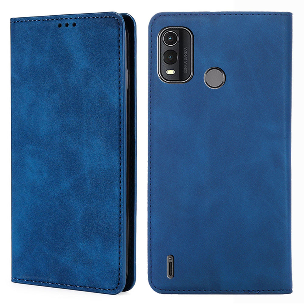 For Nokia G11 Plus 4G PU Leather Card Holder Phone Cover Flip Skin-touch Feeling Phone Case