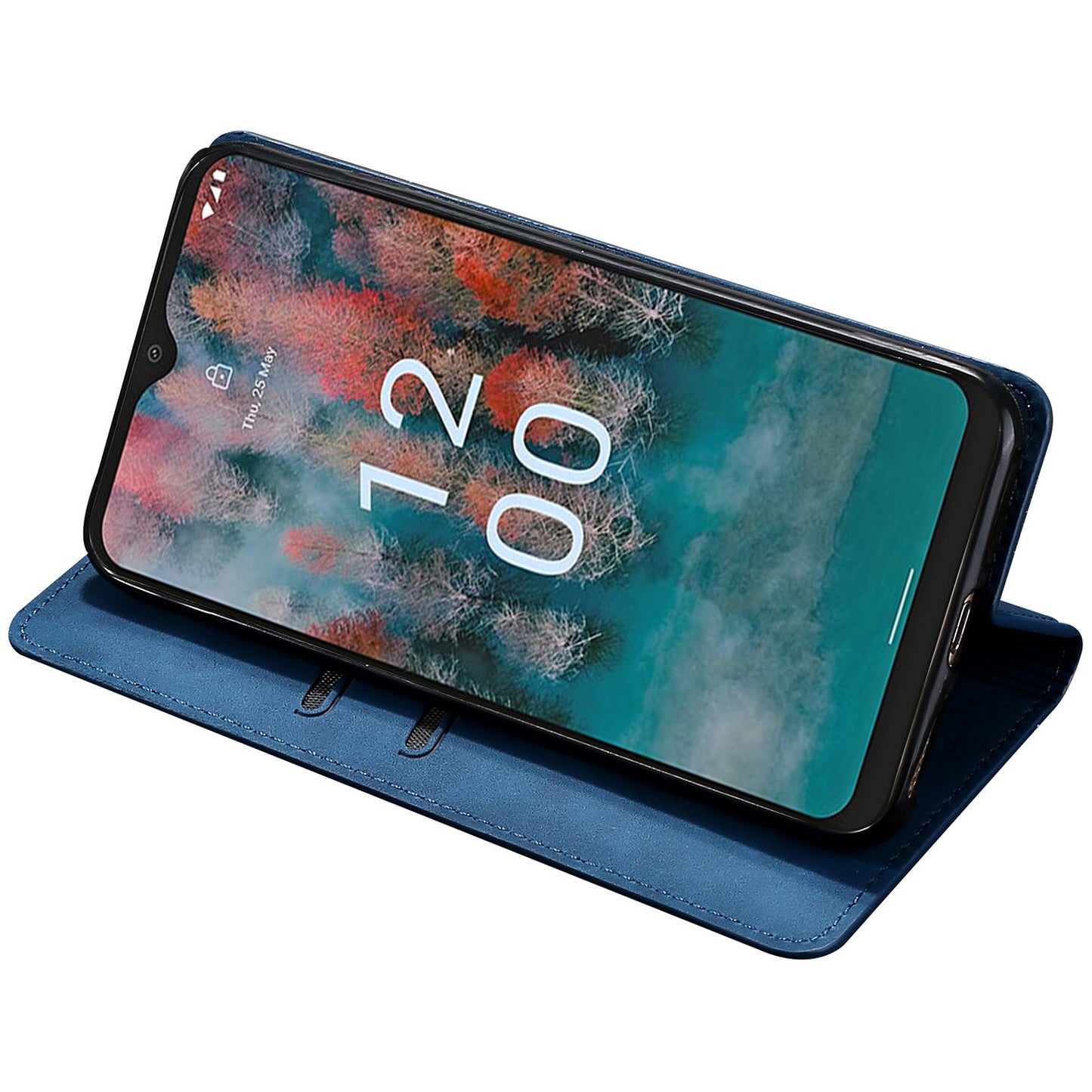 For Nokia G11 Plus 4G PU Leather Card Holder Phone Cover Flip Skin-touch Feeling Phone Case