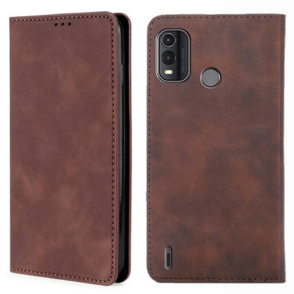 For Nokia G11 Plus 4G PU Leather Card Holder Phone Cover Flip Skin-touch Feeling Phone Case