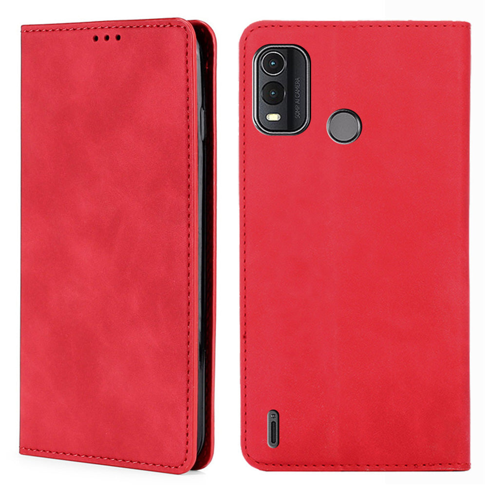For Nokia G11 Plus 4G PU Leather Card Holder Phone Cover Flip Skin-touch Feeling Phone Case