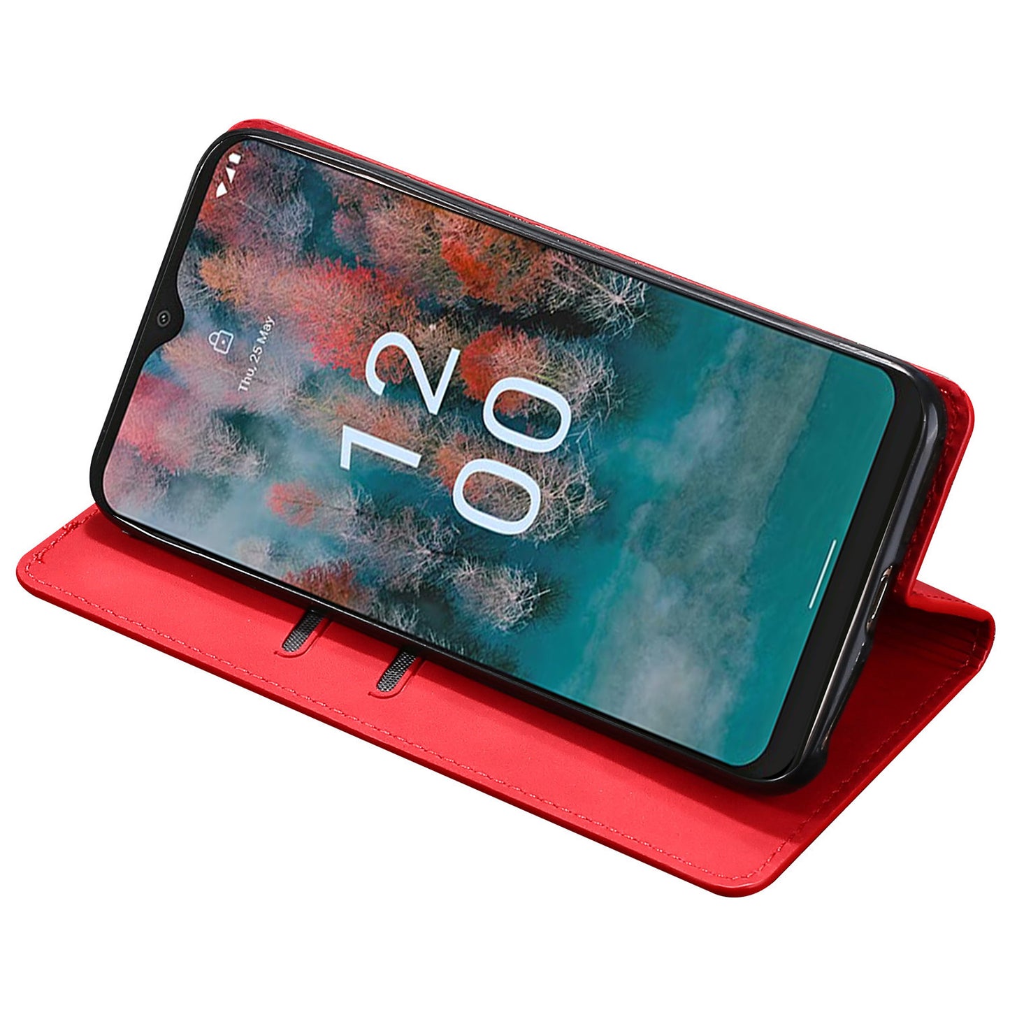 For Nokia G11 Plus 4G PU Leather Card Holder Phone Cover Flip Skin-touch Feeling Phone Case