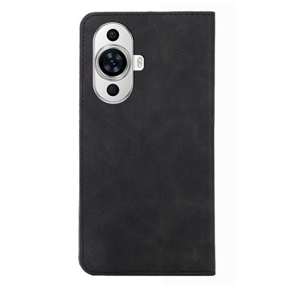 Phone Stand Cover for Huawei nova 11 Skin-touch Feeling PU Leather Card Holder Flip Phone Case