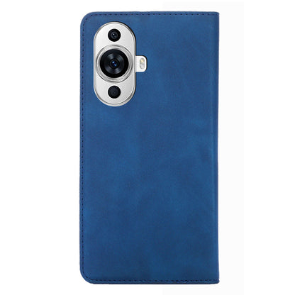 Phone Stand Cover for Huawei nova 11 Skin-touch Feeling PU Leather Card Holder Flip Phone Case