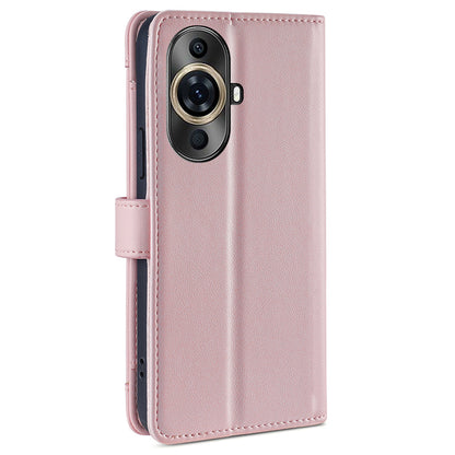 For Huawei nova 11 Pro / 11 Ultra PU Leather+TPU Phone Cover Stand Wallet Case with Zipper Pocket