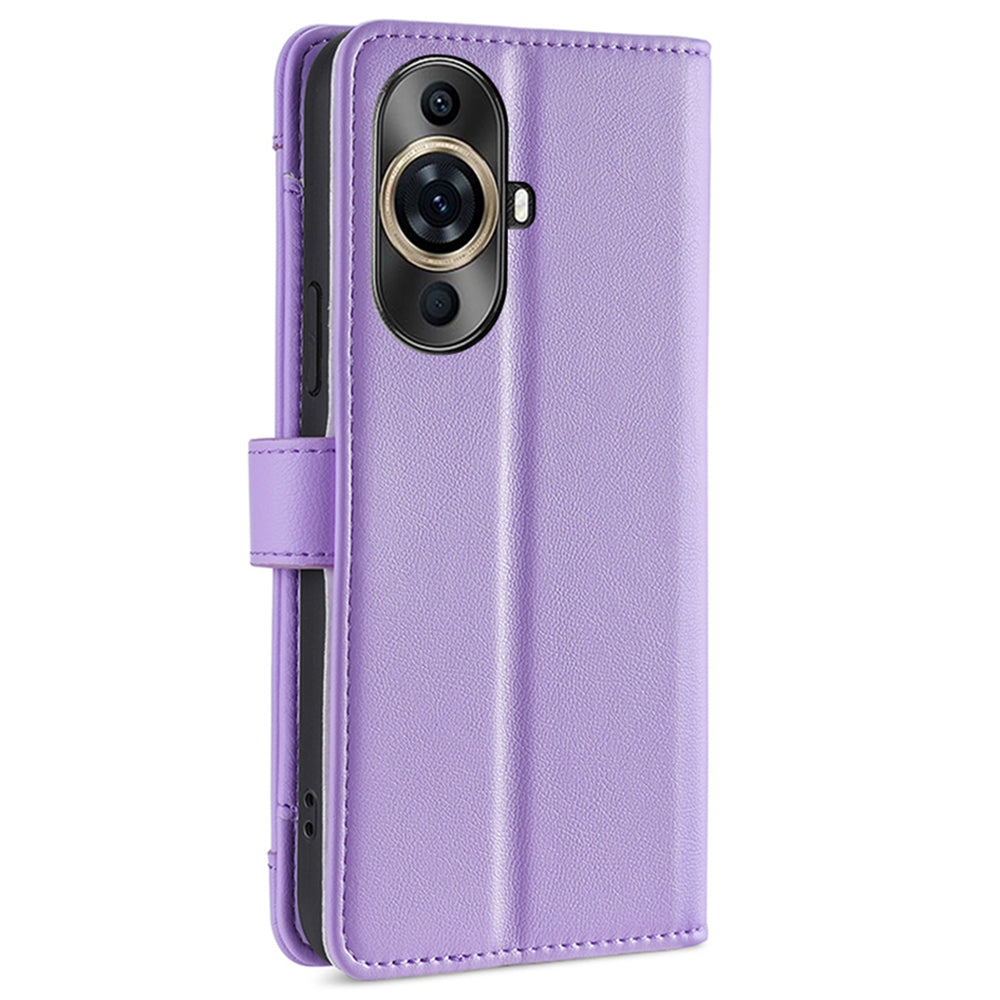 For Huawei nova 11 Pro / 11 Ultra PU Leather+TPU Phone Cover Stand Wallet Case with Zipper Pocket