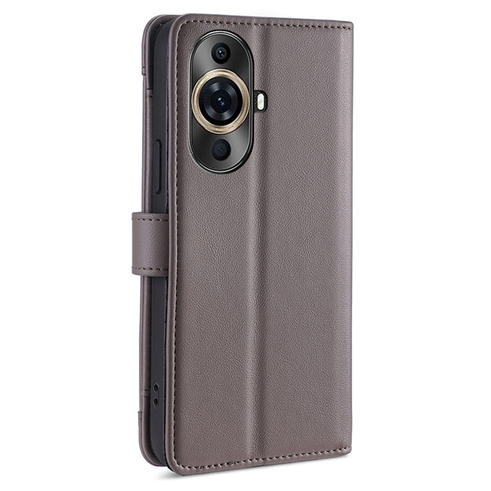 For Huawei nova 11 Pro / 11 Ultra PU Leather+TPU Phone Cover Stand Wallet Case with Zipper Pocket