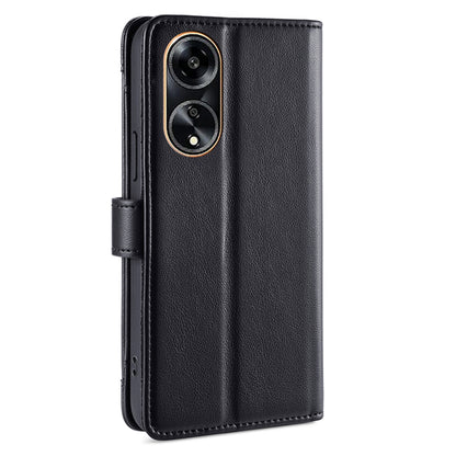 For Oppo A1 5G / A98 5G / F23 5G Scratch Proof PU Leather+TPU Phone Cover Stand Wallet Case with Zipper Pocket