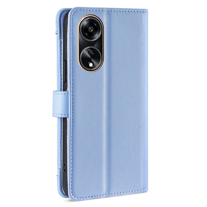 For Oppo A1 5G / A98 5G / F23 5G Scratch Proof PU Leather+TPU Phone Cover Stand Wallet Case with Zipper Pocket