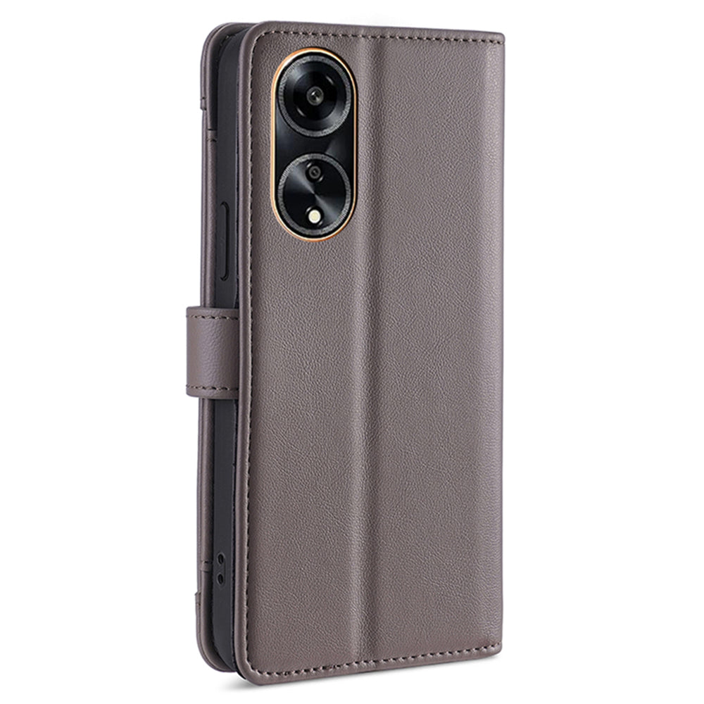 For Oppo A1 5G / A98 5G / F23 5G Scratch Proof PU Leather+TPU Phone Cover Stand Wallet Case with Zipper Pocket