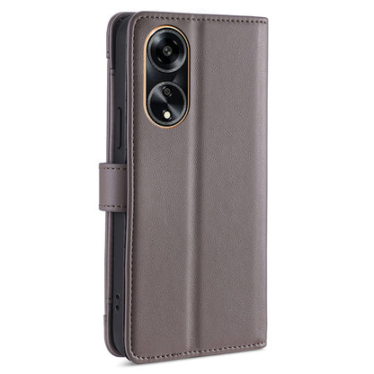 For Oppo A1 5G / A98 5G / F23 5G Scratch Proof PU Leather+TPU Phone Cover Stand Wallet Case with Zipper Pocket