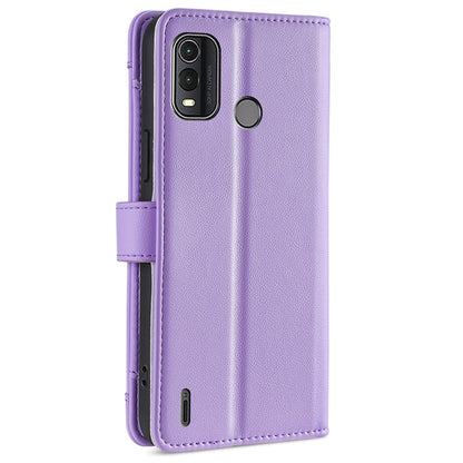 For Nokia G11 Plus 4G PU Leather+TPU Fully Wrapped Phone Cover Stand Wallet Case with Zipper Pocket