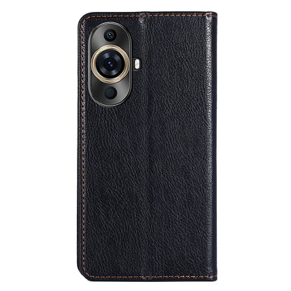 For Huawei nova 11 Pro / nova 11 Ultra Solid Color Wallet Case Stand Magnetic Closure Leather Phone Cover
