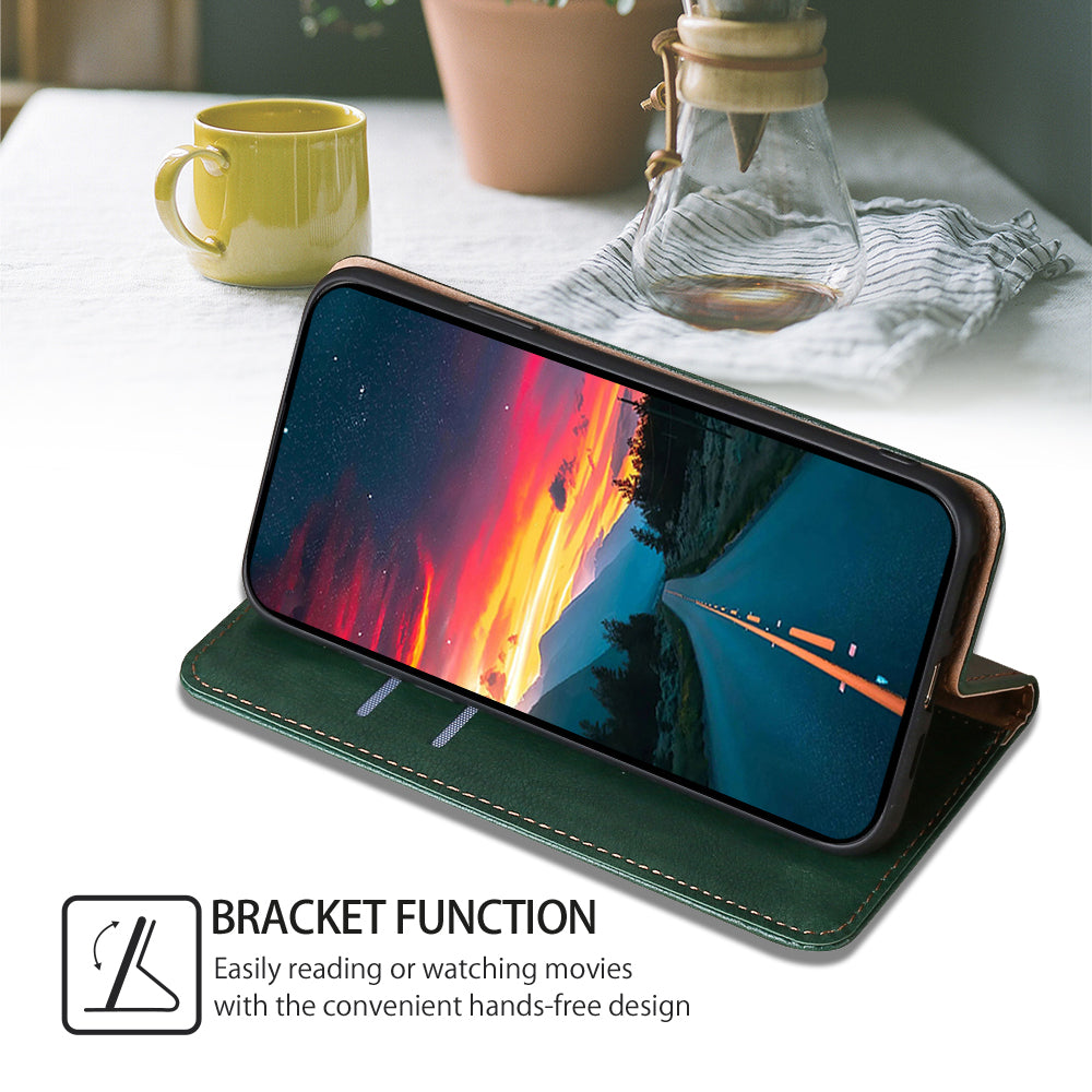 For Huawei nova 11 Pro / nova 11 Ultra Solid Color Wallet Case Stand Magnetic Closure Leather Phone Cover