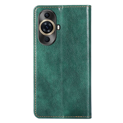 For Huawei nova 11 Pro / nova 11 Ultra Solid Color Wallet Case Stand Magnetic Closure Leather Phone Cover