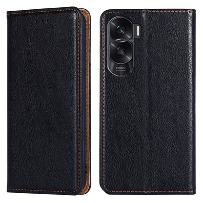 For Honor X50i 5G / 90 Lite 5G Leather Wallet Case Stand Magnetic Closure Solid Color Phone Cover
