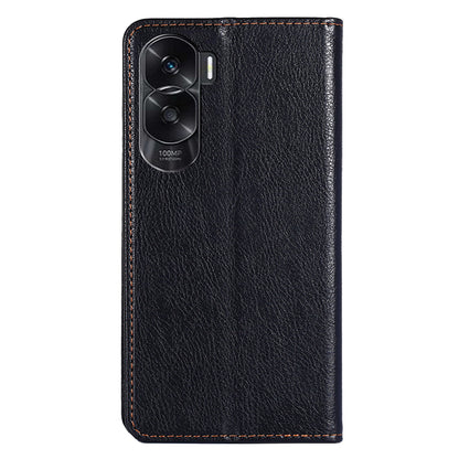 For Honor X50i 5G / 90 Lite 5G Leather Wallet Case Stand Magnetic Closure Solid Color Phone Cover